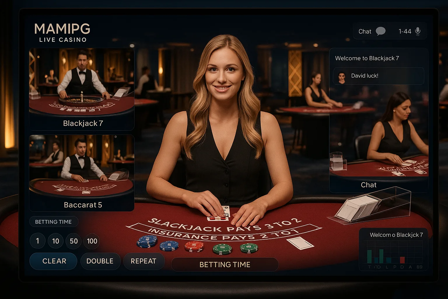 O MAMIPG Live Casino lança promoções regularmente