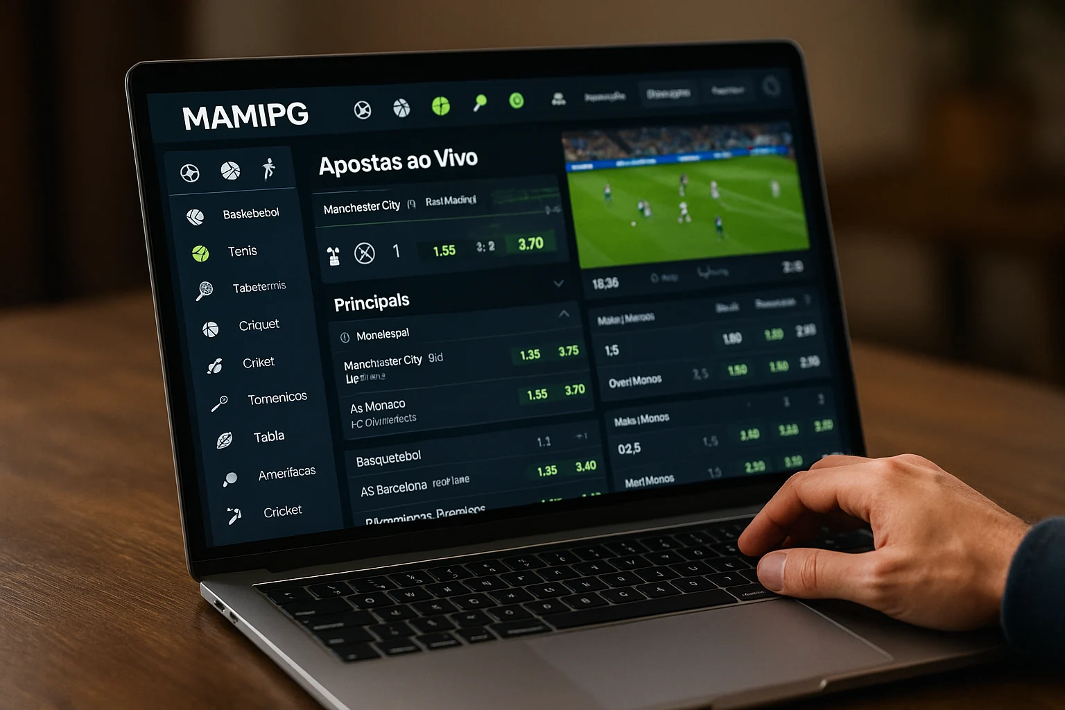 Aposte em apostas esportivas no cassino online MAMIPG