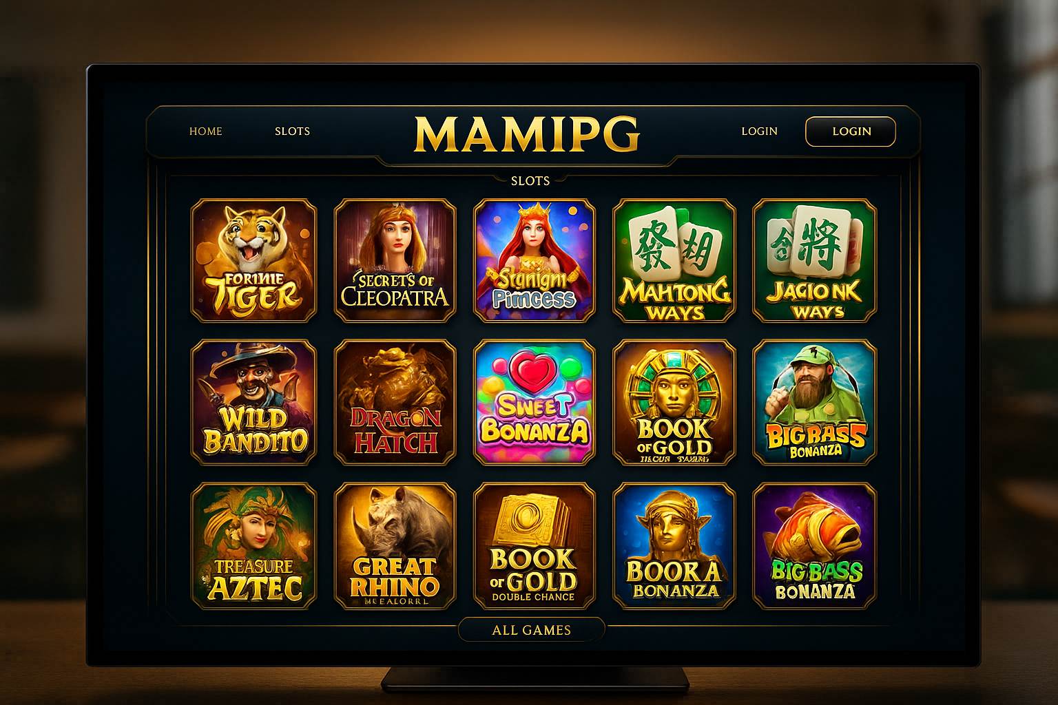 Jogos de Slot no Casino Online MAMIPG