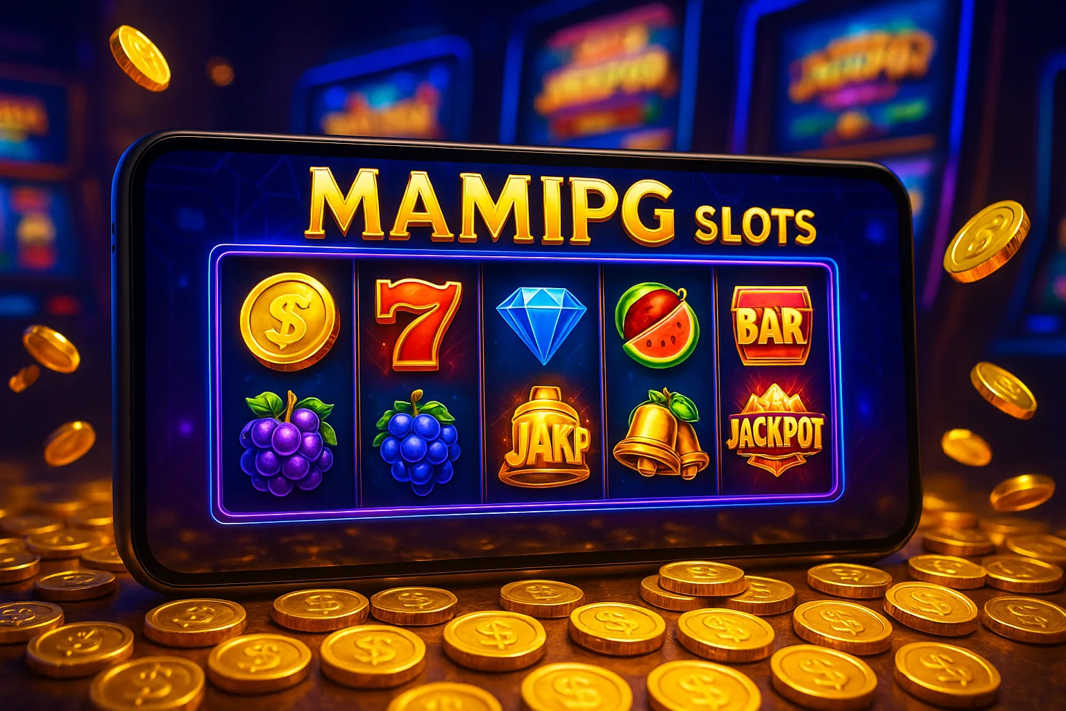 Explore o mundo das slot machines no MAMIPG Casino